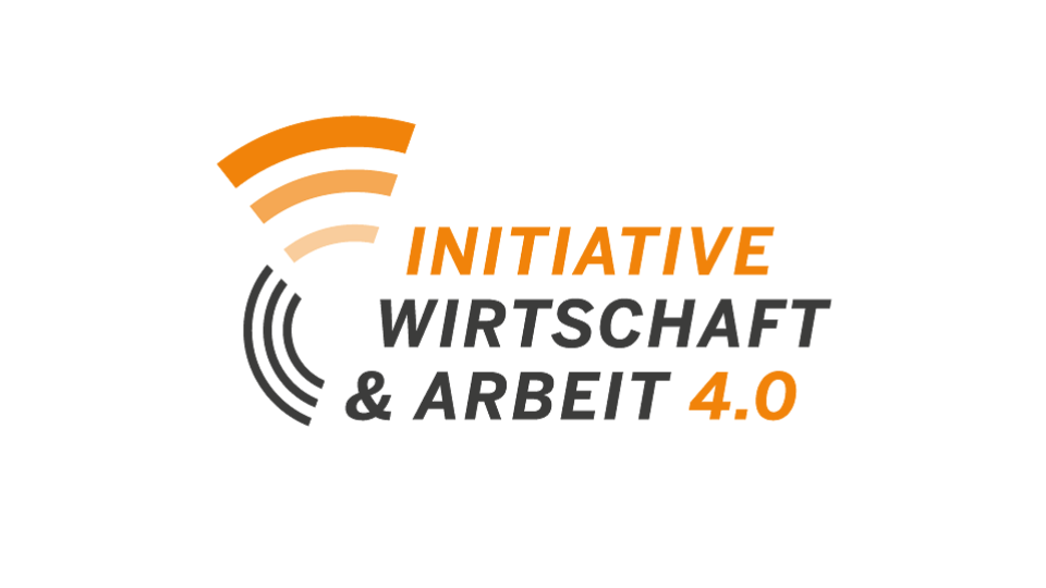 Logo: Initiative und Arbeit 4.0