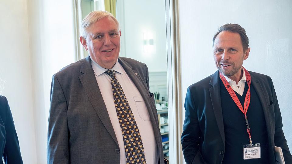 Oberbürgermeister der Stadt Leverkusen begrüßt Minister