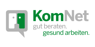 Logo Komnet - gut beraten gesund arbeiten