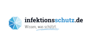 Logo mit Schriftzug "Infektionsschutz.de"